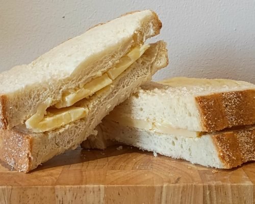 plain cheese sandwich
